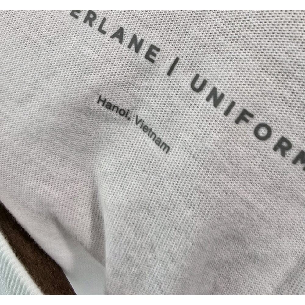 Everlane T Shirt Mens Large White Short Sleeve Crew Organic Cotton Premium - Picture 3 of 9